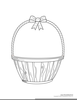 Easter Basket With Eggs Clipart Image