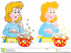 Black Woman Cooking Clipart Image