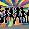 Groovy Girl Dancing Clipart Image