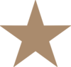 Light Brown Star Clip Art