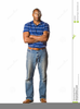 Man Standing Sideways Image