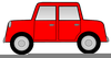 Red Car Clipart Image