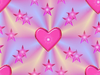 Simple Love Pink Stars Image