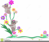 Clipart Bear With Flowers Image