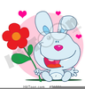 Clipart Of Pink Rabbit Image