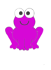 Frog Purple Clip Art