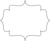 Black White Bracket Frame Image