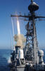 Uss Bunker Hill Fires Sm-2 Surface-to-air Missile Image