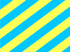 Yellow & Blue Stripes Clip Art