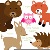 Forest Animals Clipart Image