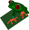 Red-eye Frog Clip Art