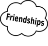 Friendship Cloud Clip Art