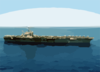 The Aircraft Carrier Uss Theodore Roosevelt (cvn 71) Steams Through The Mediterranean While Conducting Combat Missions In Support Of Operation Iraqi Freedom Clip Art