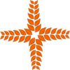 Leaf Cross Clip Art