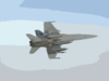 F/a-18 Conducts Combat Mission Over Afghanistan Clip Art