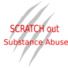 Scratch Out Substance Abuse Logo2 Clip Art