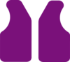 Purple Vest Clip Art