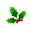 Holly With Berries Clip Art