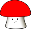 Confused Mushroom Clip Art