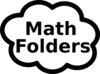 Math Folders Sign Clip Art