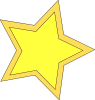 Star Double Clip Art