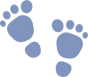 H Foot Print Clip Art