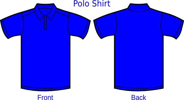 Royal Blue Polo Shirt Clip Art at Clker.com - vector clip art online,  royalty free & public domain