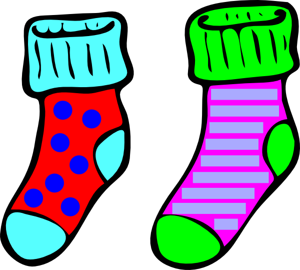 Socks Clip Art at Clker.com - vector clip art online, royalty free & public  domain