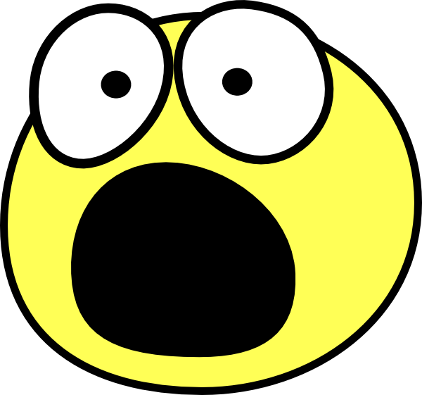 clipart shocked face