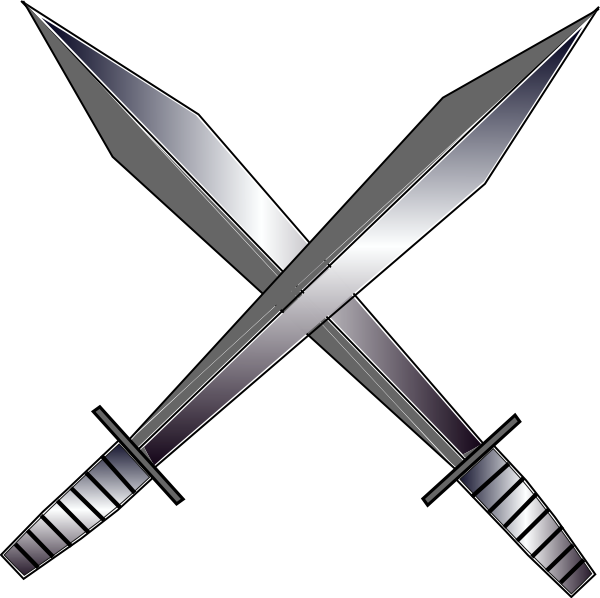 Cross Swords Clip Art at  - vector clip art online, royalty free &  public domain