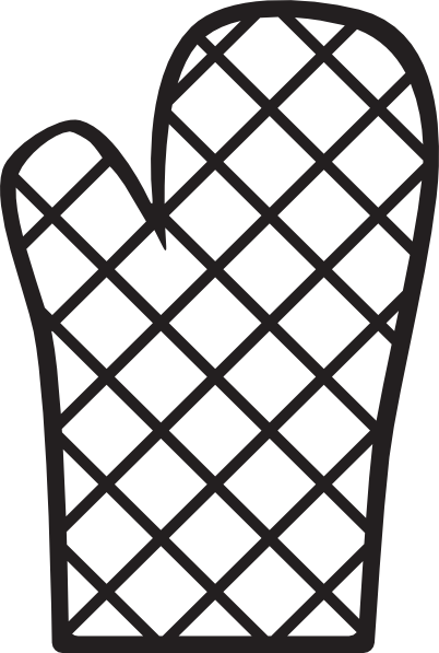 oven mitt clipart