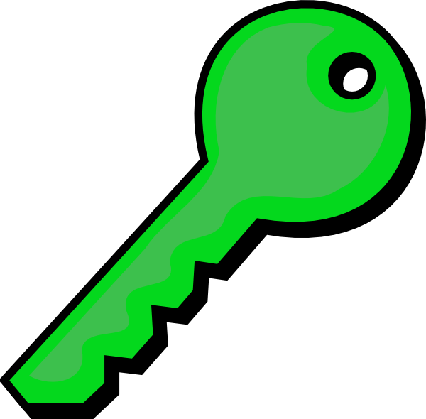 Green Key Clip Art at Clker.com - vector clip art online, royalty free &  public domain