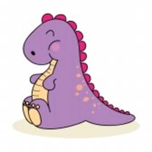 cute baby dinosaur drawing