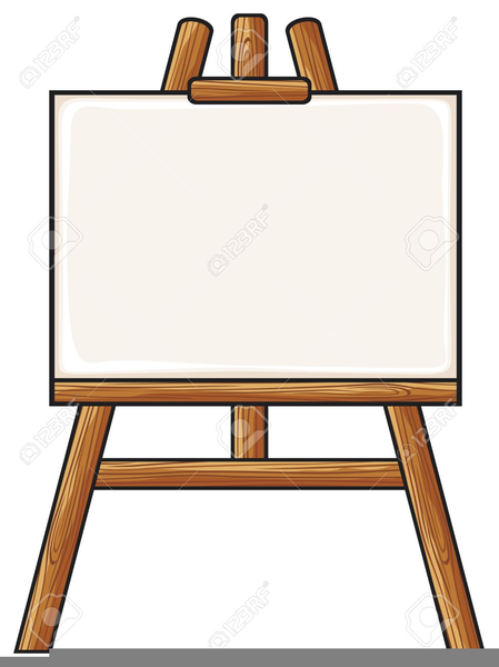 Artist Easel Clipart Free | Free Images at Clker.com - vector clip art  online, royalty free & public domain