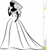 Free Bride Clipart Silhouette Image