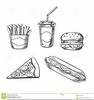 Pizza And Soda Clipart Image