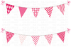 Free Pink Bunting Clipart Image