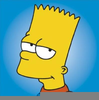 Free Bart Simpson Clipart Image