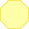 Beige Octagon Clip Art