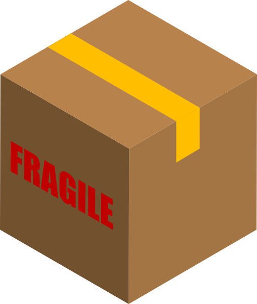 Fragile Box Carton Clip Art at Clker.com - vector clip art online, royalty  free & public domain