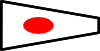 International Maritime Signal Flag 1 Clip Art