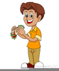 Clipart Child Eating Apple Image