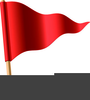 Small Red Flag Clipart Image