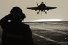 F/a-18 Makes Approach To Carrier Image