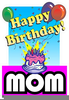 Free Happy Birthday Mom Clipart Image
