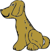 Dog Side View Clip Art