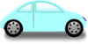 Soft Green Car Clip Art