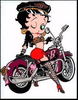 Black Betty Boop Clipart Image