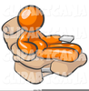 Blue Chair Catering Clipart Image