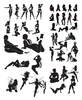 Sexy Women Silhouettes Vector Material Image